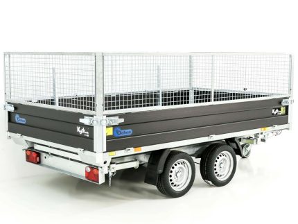 Debon driezijdige kipper 180x324 3,5t | Black Edition | Kwaliteit | Oprijplaten | Steunen